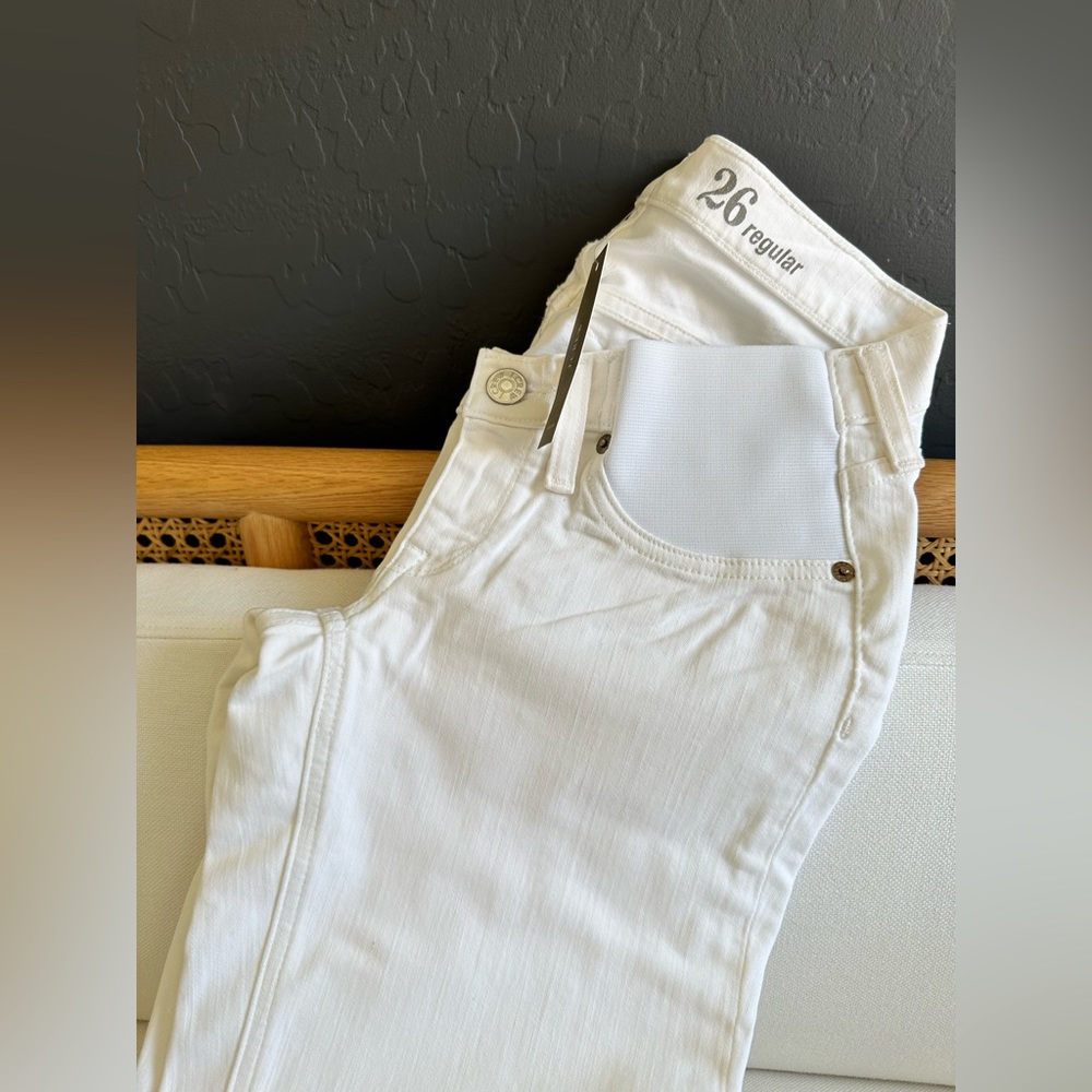 J. Crew White Boot Cut Jeans
